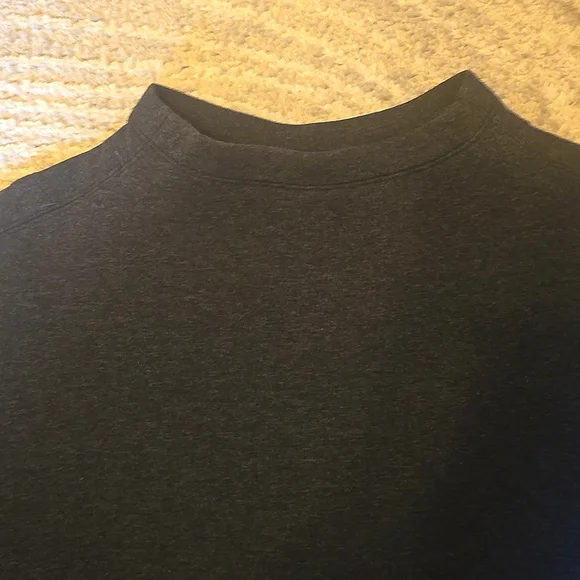 Lululemon City Bound Dress Long Sleeve Grey Black Dress Size 6 - Picture 9 of 10